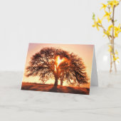 Carte Get Well Oak Tree and Heart Card (Fleur jaune)