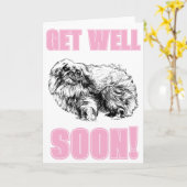 CARTE GET WELL SOON! (Fleur jaune)