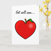 Carte Get Well Soon (Fleur jaune)