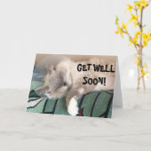 Carte Get Well Soon (Fleur jaune)