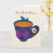 Carte Get Well Soon  (Fleur jaune)