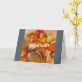 Carte Get Well Soon Chicken (Fleur jaune)