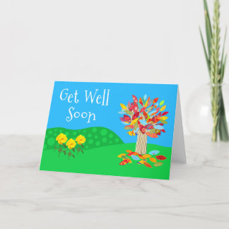 Carte Get Well Soon colorful card by Jo Images