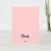 Carte Get Well Soon Flowers (Dos)