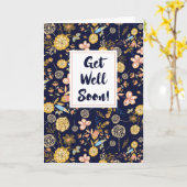 Carte Get Well Soon ! Isaiah 33:24 (Fleur jaune)