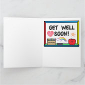Carte Get Well Soon to a Teacher from Apple Large (Intérieur)