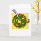 Carte "get well soup" (Fleur jaune)