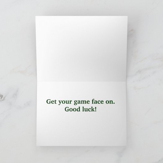 Carte Get your game face on (Intérieur)