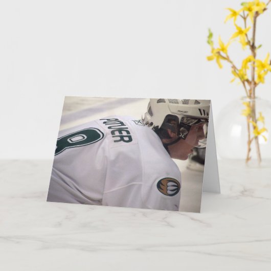 Carte Get your game face on (Fleur jaune)