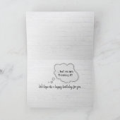 Carte Gettin Anniversaire Pélicans (Intérieur)