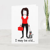 Carte Getting Old Birthday Card for Women (Devant)