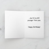 Carte Getting Old Birthday Card for Women (Intérieur)