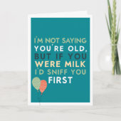 Carte Getting Old Funny & Sarcastic Funny Birthday (Devant)