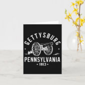 Carte Gettysburg Pennsylvanie 1863 Guerre civile sur le (Fleur jaune)