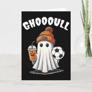 Carte Ghoooal Soccer Fantôme Halloween Football Drôle Ha
