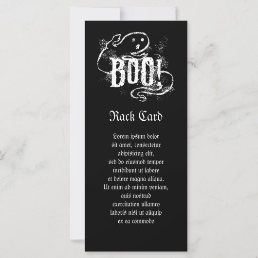 Carte Ghost boo (Devant)