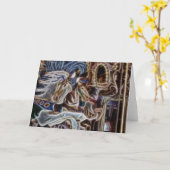 Carte Ghost Carousel Horaires Seattle Pier Joyeux Parcou (Fleur jaune)