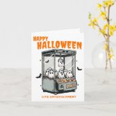 Carte Ghost Claw Jeu Halloween heureux (Fleur jaune)