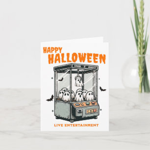Carte Ghost Claw Jeu Halloween heureux