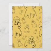 Carte Ghost Couper Ghost Salutation amusante (Dos)