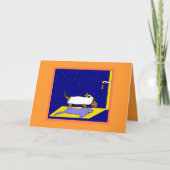 CARTE GHOST DACHSHUND (Devant)