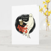 Carte Ghost Drinking (Fleur jaune)