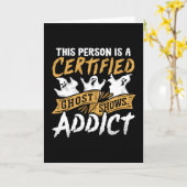 Carte Ghost Hunter Cette Personne Est Certifiée Ghost Hu (Fleur jaune)