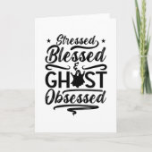 Carte Ghost Hunter Stressed Blessed Hunt Ghost Hunting (Devant)