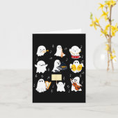 Carte Ghost Jouer Instruments De Musique Halloween Musiq (Fleur jaune)