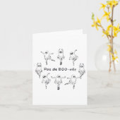 Carte Ghost Pas De Boo-rée Llet Danseuse Éffrayante Hall (Fleur jaune)