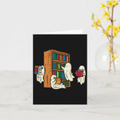 Carte Ghosts Lecture Livres Enseignant Halloween Bibliot (Fleur jaune)