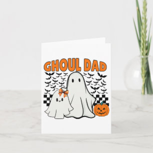 Carte Ghoul Papa Halloween Ghost Saison Éffrayante Retro