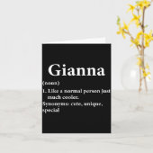 Carte Gi Name Definition Funny D (Fleur jaune)