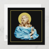 Carte Gian Lorenzo Bernini Bust of Christ 1679 (Devant / Derrière)