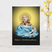 Carte Gian Lorenzo Bernini Bust of Christ 1679 (Fleur jaune)