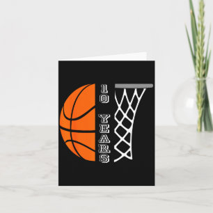 Carte Gif d'anniversaire de basketball pour garçons de 1