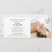 Carte Gift Certificate Logo Photo Modern Script Card (Dos)