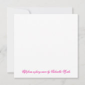 Carte Gift from the fairy wren square greeting card (Dos)