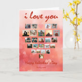 Carte gift valentines day cards (Fleur jaune)