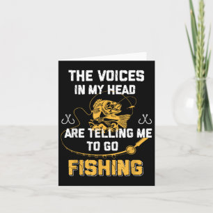 Carte Gifts Pêche Funny Pêcheur
