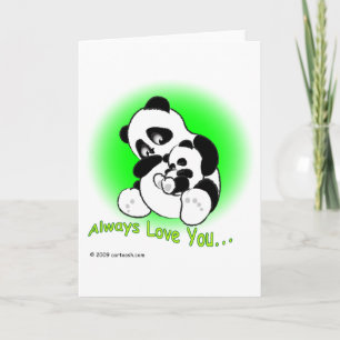 Carte gigglePanda pour la fête des mères