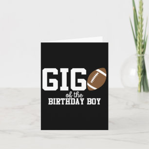 Carte Gigi De L'Anniversaire Garçon Football Adulte Prem