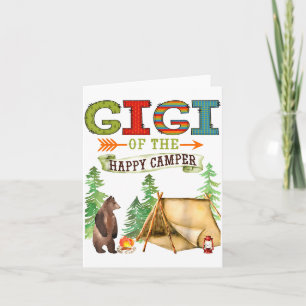 Carte Gigi du Happy Camper Premier Anniversaire Camng