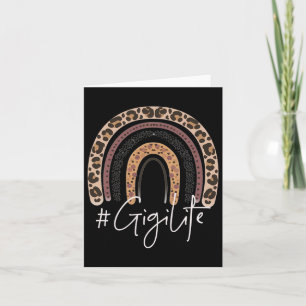 Carte Gigi Life Mamie Cheetah Leopard Femmes Noël