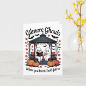 Carte Gilmore Ghouls Where You Haunt4  (Fleur jaune)