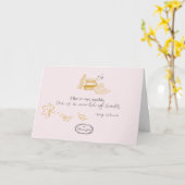 Carte Gilmore Girls Rory Book Cote Design (Fleur jaune)