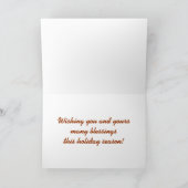 Carte Gingbread personnalisée (Intérieur)