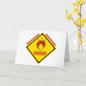 Carte Ginger Alert ! (Fleur jaune)