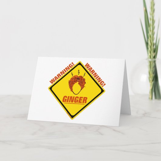 Carte Ginger Alert ! (Devant)