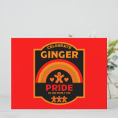 Carte Ginger Pride Jour Mois Événements (Debout devant)